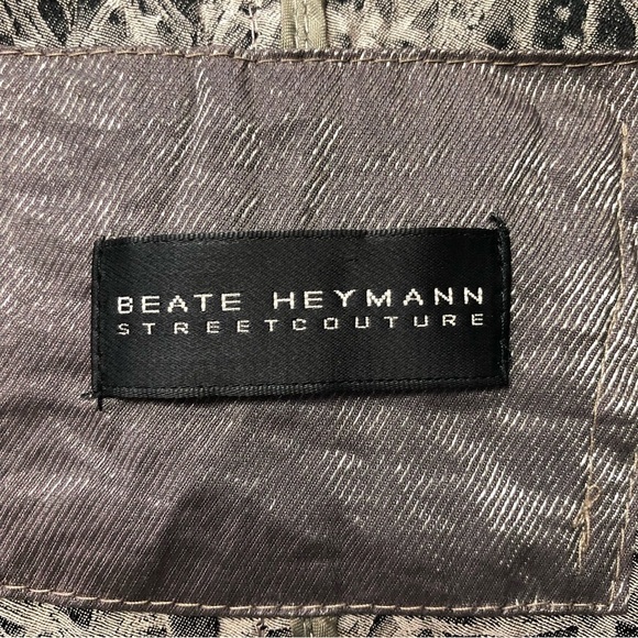 Beate Heymann Street Couture Greenish/Brown with Black Top Size 10 - Picture 5 of 13